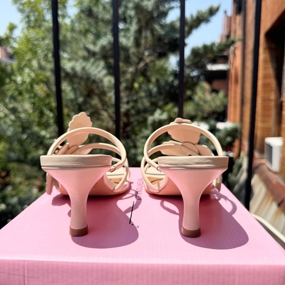 New Free People Intentionally Blank Iris Garden Heels Shoes Cream 39 - Picture 10 of 17